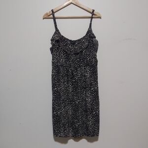 Torrid Black and Cream Animal Print Patterned Dress